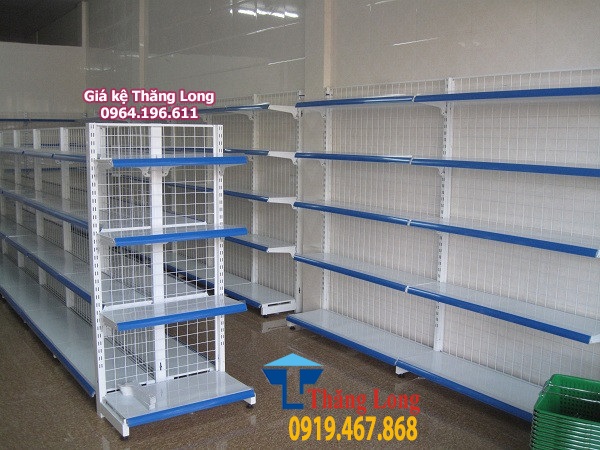 Kệ siêu thị bán nguyệt  Giá kệ siêu thị bán nguyệt vòng cung trưng bày