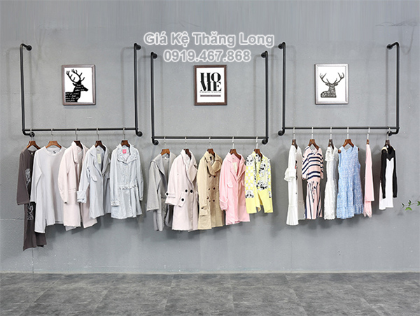 Khung treo quần áo shop KTT50