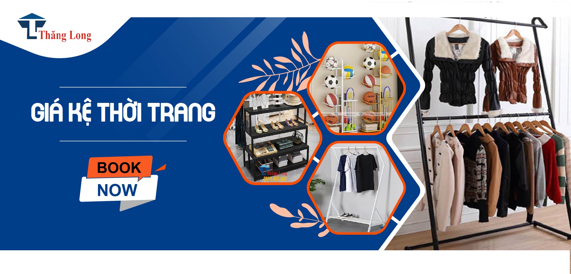 Gía kệ treo quần áo 