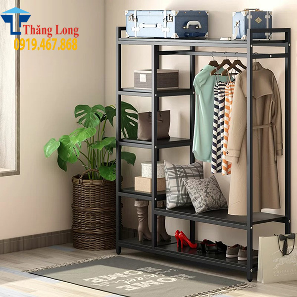 Tối ưu không gian sống với kệ treo quần áo
