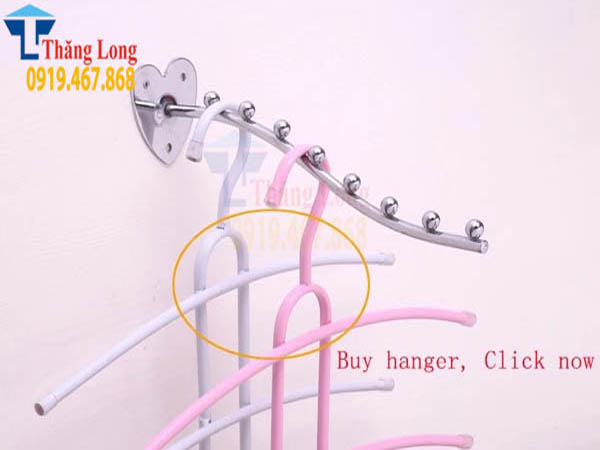 C&aacute;ch chọn k&iacute;ch thước m&oacute;c treo quần &aacute;o gắn tường ph&ugrave; hợp 