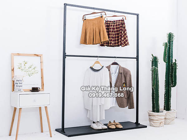 giàn treo quần áo 2 tầng KTT39