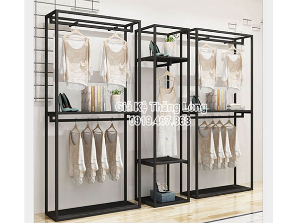 Gợi ý 10 mẫu kệ treo quần áo đẹp shop thời trang và gia đình