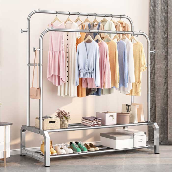giá treo quần áo inox