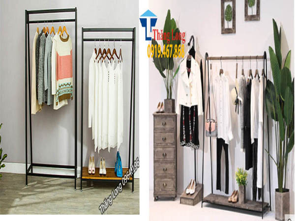 Các mẫu kệ treo quần áo shop xu hướng 2021