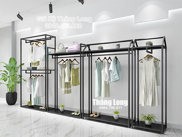 Các mẫu kệ treo quần áo shop xu hướng 2021