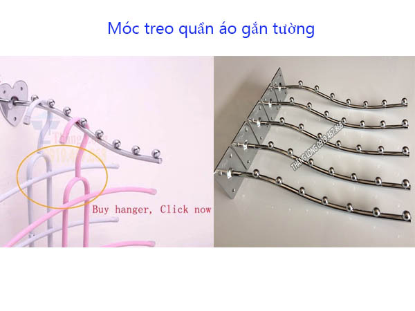 Cập nhật các mẫu móc bi treo quần áo cho shop, siêu thị