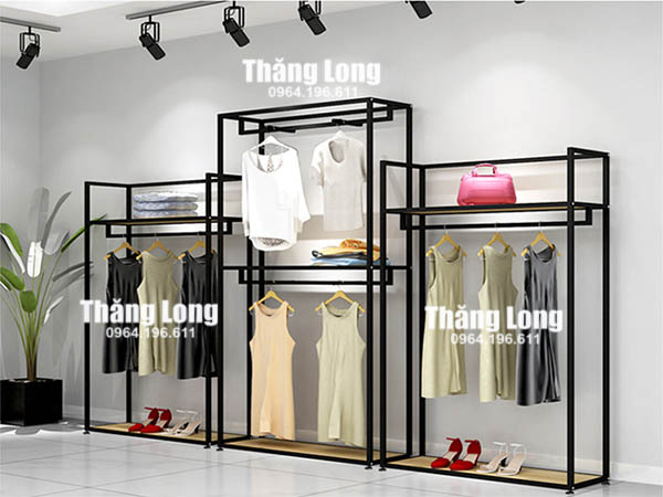 Khung treo quần áo bằng sắt-lựa chọn thông minh cho shop thời trang