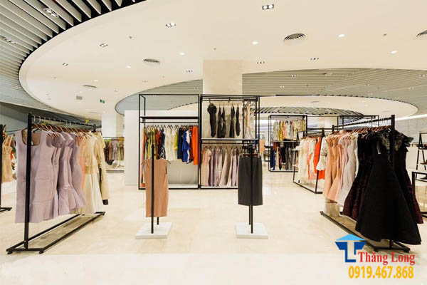 Mẫu thiết kế shop thời trang phong cách  hiện đại, trẻ trung