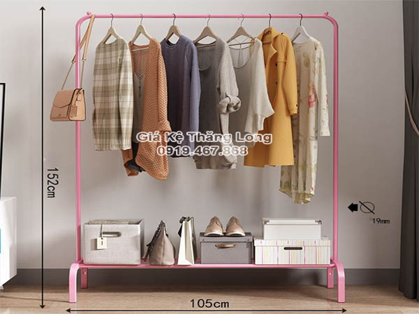 Những mẫu giá treo quần áo trong phòng ngủ nhỏ gọn, đơn giản