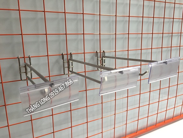 móc treo kệ siêu thị đôi 