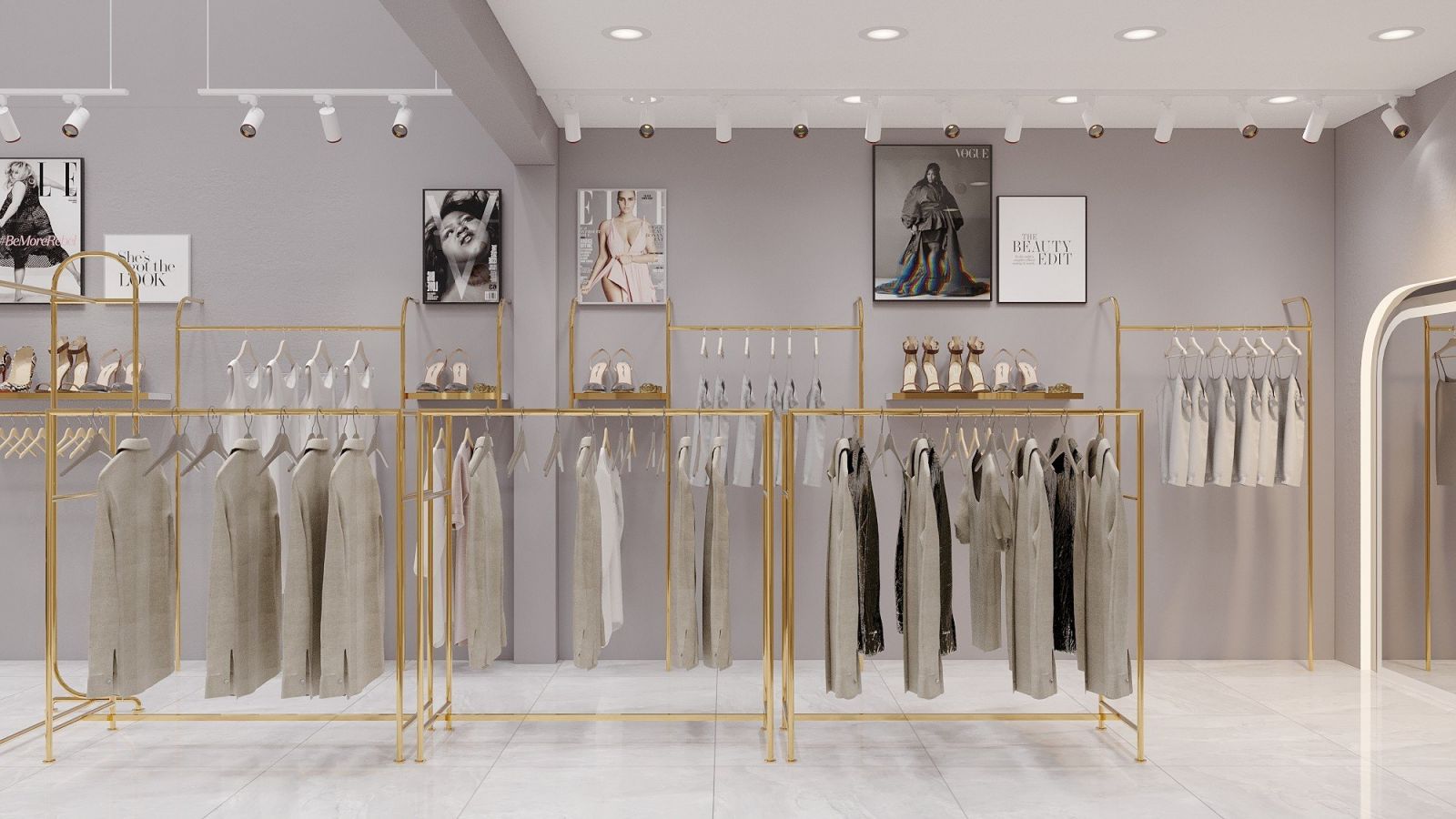 thiết kế shop thời trang nữ 